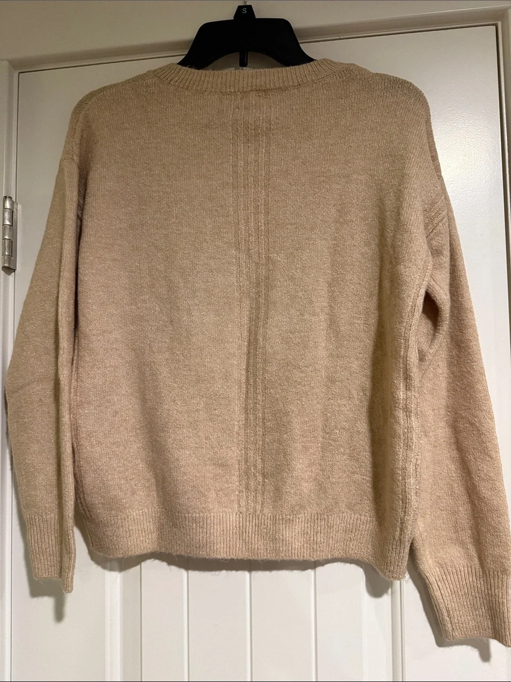 Beige Ice Skate Knit Sweater